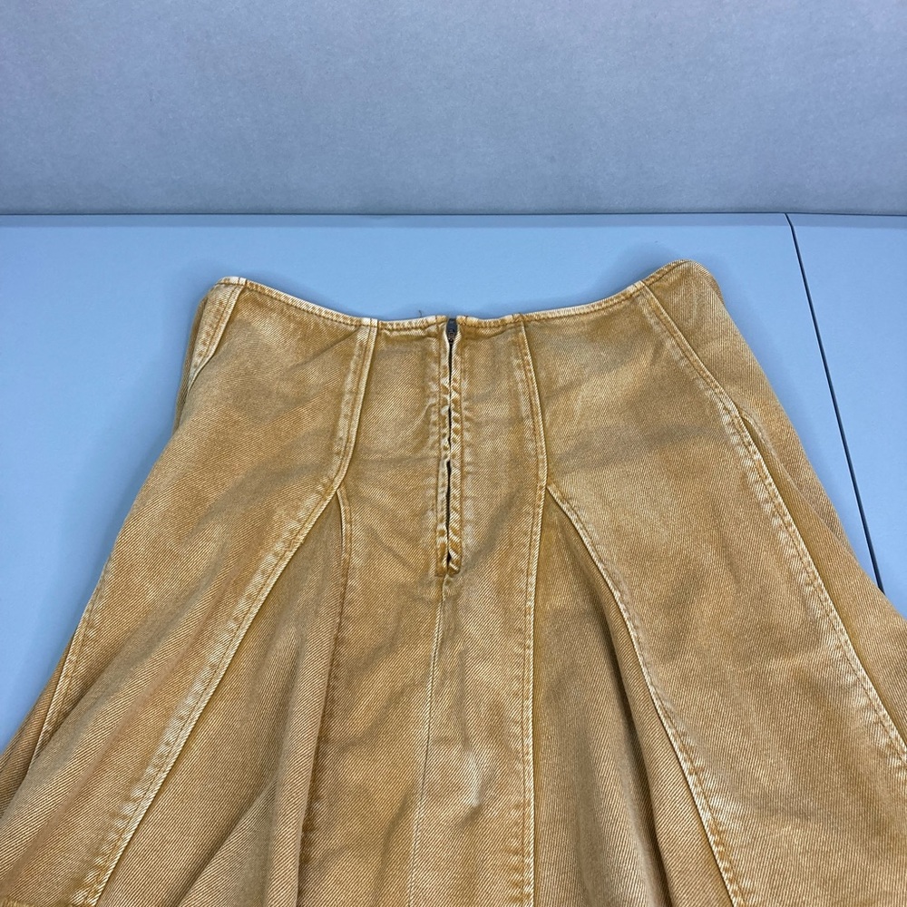 Free People Tan A-Line Skirt - Picture 6 of 14